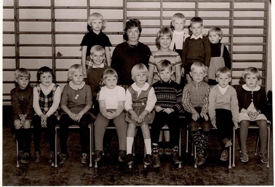 Jyderup Realskoles børnehaveklasse 1966/67